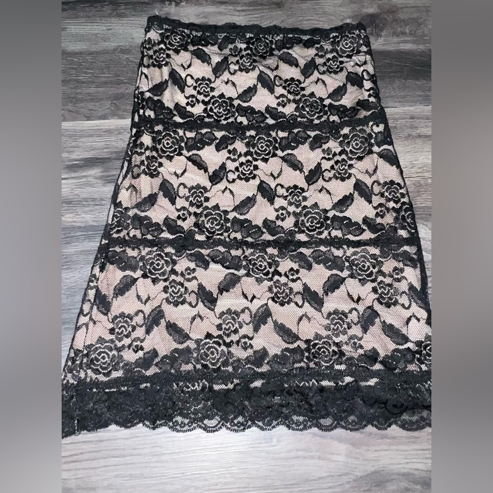Black Lace Skirt